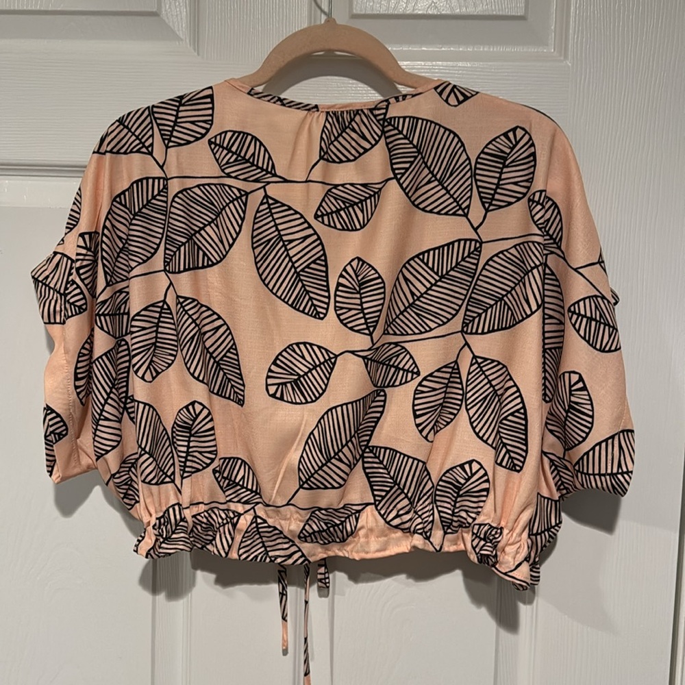 Leaf print 2pc set - Picture 4 of 5